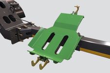 Thanks to the supports with mechanical header locking device the ProfiCut is secured quickly and easily on the header transporter.